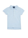 Polo Ralph Lauren Kids' Little Girl's & Girl's Stretch Cotton Polo Shirt In Elite Blue