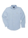 Polo Ralph Lauren Kids' Little Boy's & Boy's Cotton Oxford Sport Shirt In Blue
