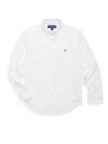 Ralph Lauren Kids' Little Boy's & Boy's Cotton Oxford Sport Shirt In White