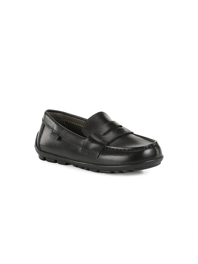 Geox Toddler's & Kid's Fast Leather Loafers In Black