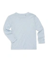Atm Anthony Thomas Melillo Baby's & Little Kid's Slub Jersey Long Sleeve T-shirt In Powder Blue