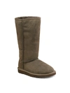 Ugg Kid's Sheepskin Classic Tall Boots In Chocolate