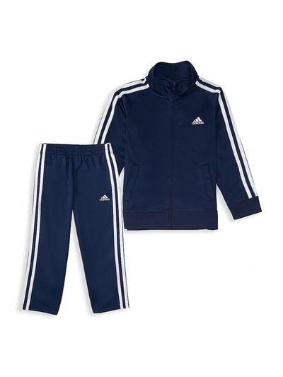 Adidas Originals Baby Boy's 2-piece Signature Tracksuit In Navy | ModeSens