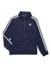 Adidas Originals Kids' Boy's Iconic Tricot Jacket In Navy