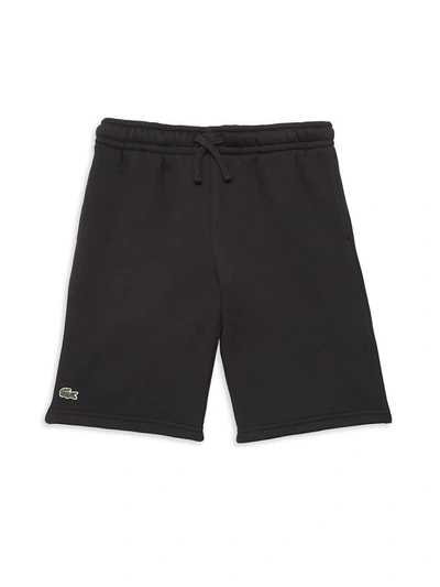 Lacoste Boys' Logo Fleece Shorts - Little Kid, Big Kid In Black