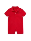 Ralph Lauren Boys' Polo Shortall - Baby In Red
