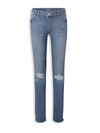 Dl Premium Denim Kids' Girl's Chloe Skinny Distressed Denim Jeans In Gulfstream