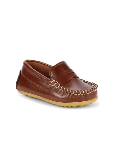 Elephantito Baby Boy's Alex Leather Driving Loafers In Apache