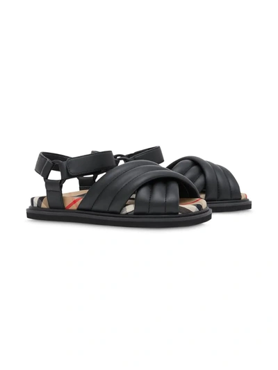 Burberry Kids' Little Girl's & Girl's Clangley Sandals In Black