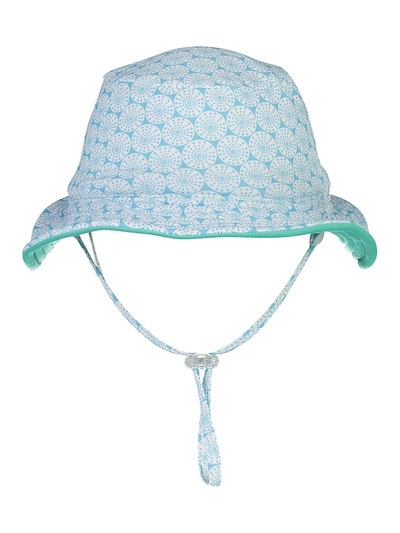 Snapper Rock Little Kid's & Kids Oceania Reversible Bucket Hat In Aqua
