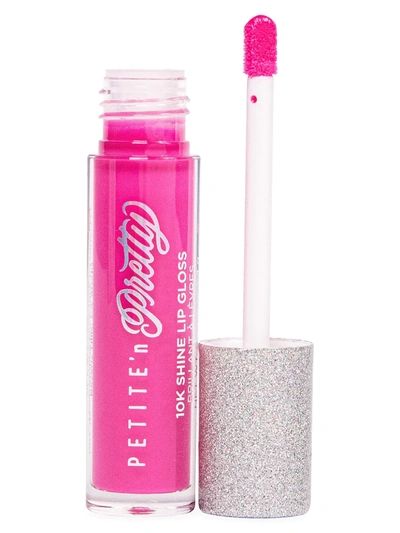Petite 'n Pretty Kids' Girl's 10k Shine Lip Gloss In Pink