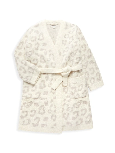 Barefoot Dreams Kids Little Girl s Girl s Leopard print Robe In Cream stone ModeSens
