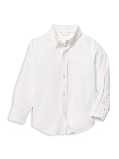 Janie And Jack Kids' Baby's, Little Boy's & Boy's Cotton Oxford Shirt In White
