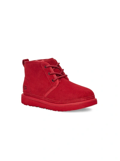Ugg Kid's Neumel Ii Lace-up Suede Boots In Red