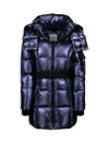 Sam Girls' Soho Belted Down Puffer Jacket - Little Kid In Moonlight