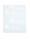 Kissy Kissy Baby's Cotton Elephant Blanket In Light Blue