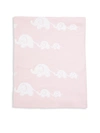 Kissy Kissy Baby's Cotton Elephant Blanket In Pink
