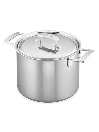 Demeyere 8-quart Stainless Steel Stock Pot In Silver