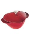 Staub 1.75-quart Heart Cocotte In Cherry