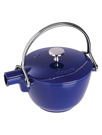 Staub Cast Iron 1qt Round Tea Kettle In Nocolor