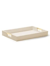 Aerin Modern Shagreen Desk Tray In Wheat