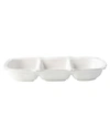 Juliska Berry And Thread Whitewash Triple Section Server