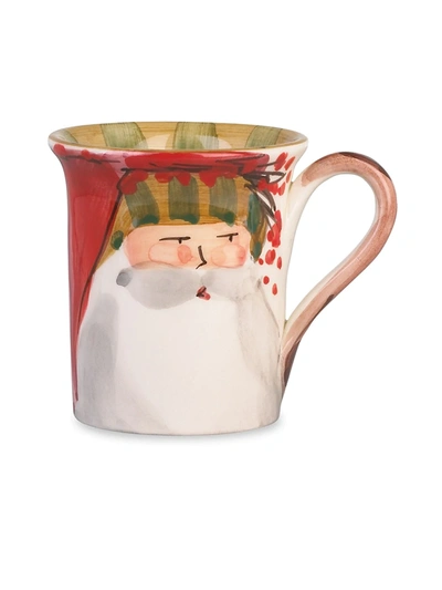 Vietri Old St. Nick Set Of 4 Multicultural Assorted Mugs With $22 Credit