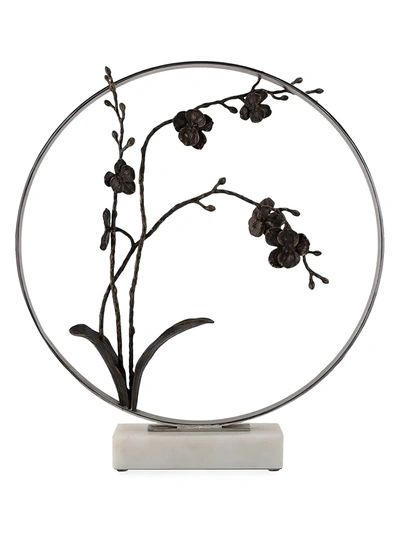 Michael Aram Special Editions Black Orchid Moon Gate Sculpture In White