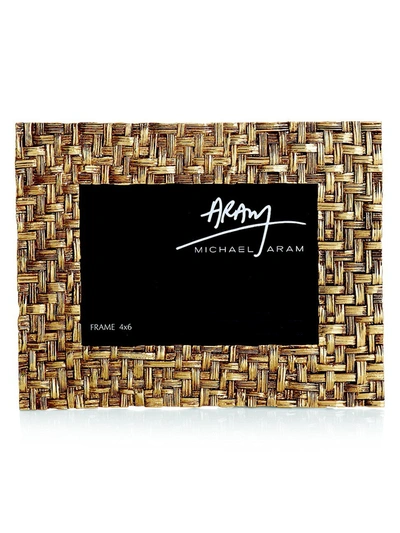 Michael Aram Palm Photo Frame In Gold