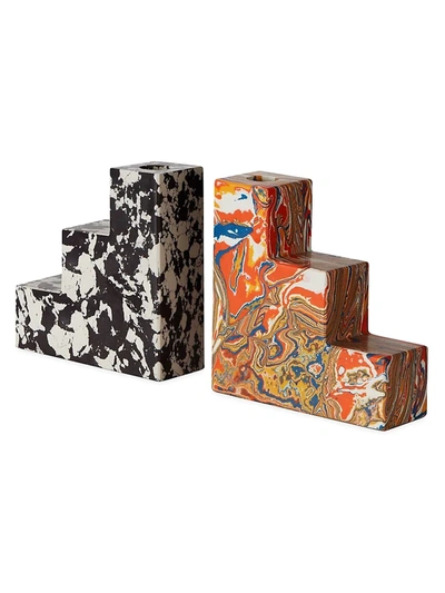 Tom Dixon Swirl Step Marble Bookends