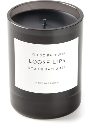 Byredo 'loose Lips' Perfumed Candle In Black