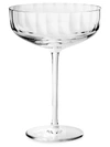 Richard Brendon Fluted Large Coupe Glass In Clear