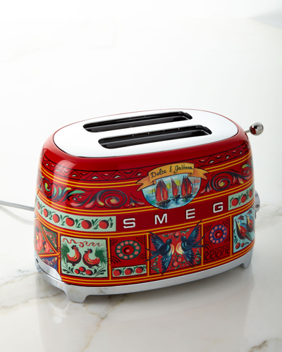 Smeg X Dolce & Gabbana 2-slice Toaster In Red