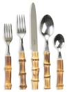 Juliska Natural Bamboo Flatware Five-piece Place Set