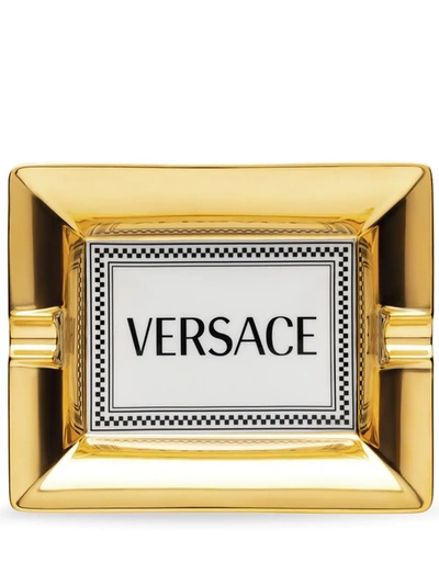 Versace Medusa Rhapsody Ashtray (13cm) In Gold