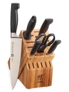 Zwilling J.a. Henckels Four Star 7-piece Stainless Steel Knife Block Set