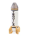 Jonathan Adler Rocket Porcelain & 16k Goldplating Tequila Decanter
