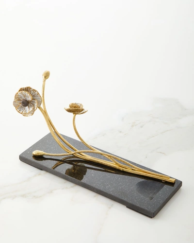 Michael Aram Anemone Wine Rest