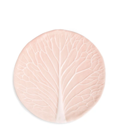 Tory Burch Lettuce 2-piece Ware Dinner Plate Set In Pale Pink