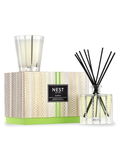 Nest Fragrances Bamboo 2-piece Scented Candle & Reed Diffuser Set