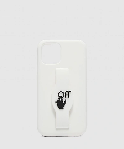 Off-white Silicon Iphone 11 Pro Cover In White