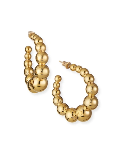 Gas Bijoux Creole Andy Hoop Earrings In Gold | ModeSens