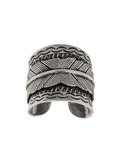Gas Bijoux Cancun Penna Ring In Silver