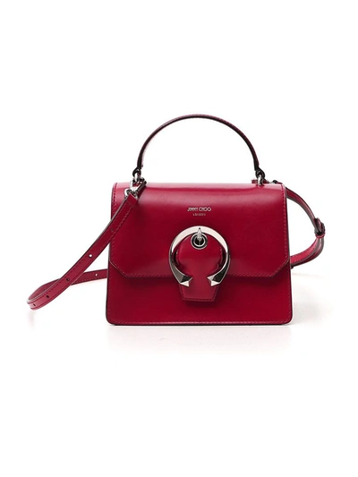 Jimmy Choo Madeline Satchel Bag In Red