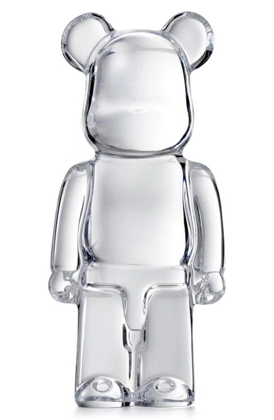 Baccarat Be@rbrick Clear Bear Sculpture In Transparent