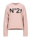N°21 Sweatshirt In Pale Pink