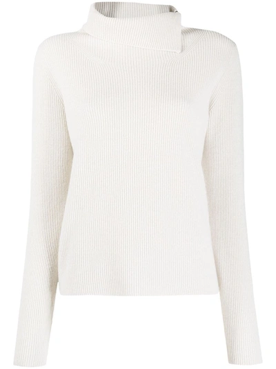 Fabiana Filippi Roll Neck Jumper In Grau