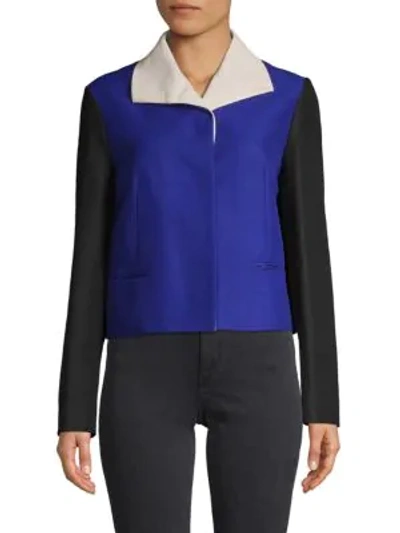 Marni Colorblock Jacket In Bluette