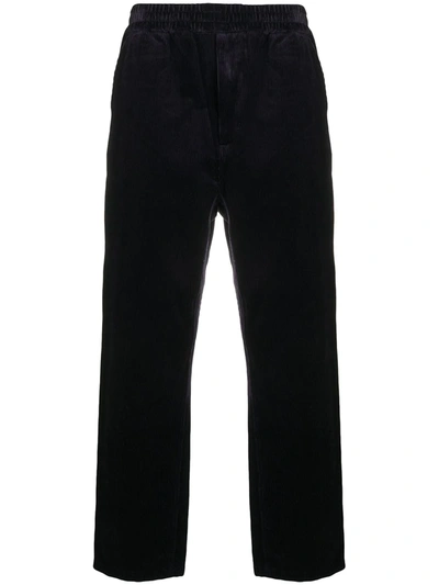 Carhartt Corduroy Loose Fit Trousers In Blue