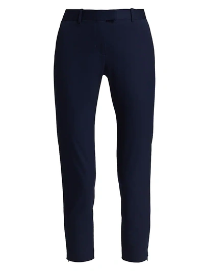 Altuzarra Henri Stretch-cotton Zip-cuff Pants In Berry Blue